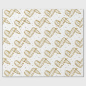 鶏の翼の水玉模様の背景 ラッピングペーパー (フラット)