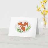 鶏の翼 カード (黄色い花)