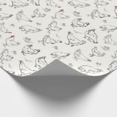 鶏の肉 ラッピングペーパー (角)