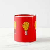 鶏の脚のマグ ツートーンマグカップ (中央)