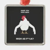 鶏の腕 メタルオーナメント (正面)