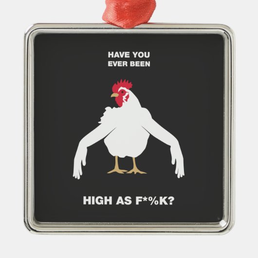 鶏の腕 メタルオーナメント (正面)