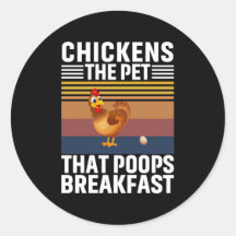 鶏の芸がペットを引っ張る