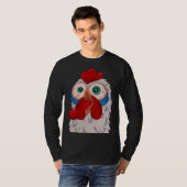 鶏の血痕 Tシャツ (正面フル)