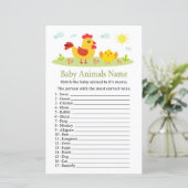 鶏の赤ちゃん動物の名前ゲーム (スタンド正面)