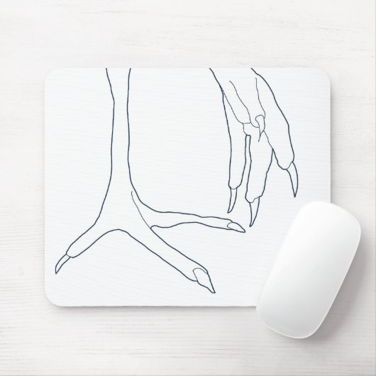 鶏の足 マウスパッド (マウス)