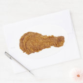 鶏の足 楕円形シール (封筒)