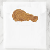 鶏の足 楕円形シール (バッグ)