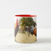 鶏の農場ライフチキン ツートーンマグカップ (中央)