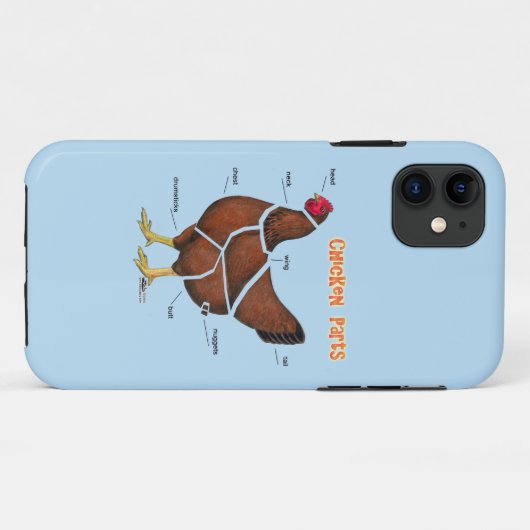 鶏の部品 Case-Mate iPhoneケース (裏面(横))