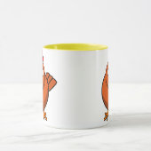 鶏の雌鶏のマグ マグカップ (中央)