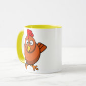 鶏の雌鶏のマグ マグカップ (正面左)