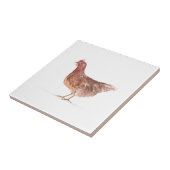 鶏の養鶏動物の水彩ファーミヤードアート タイル (側面)