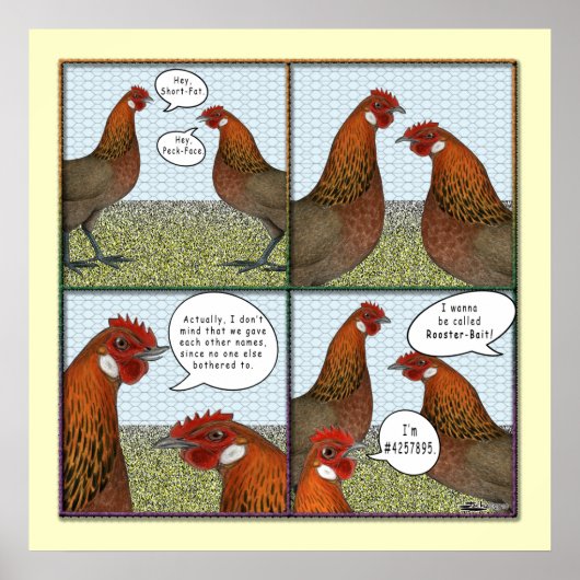 鶏の餌 ポスター (正面)