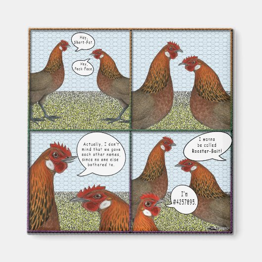 鶏の餌 マグネット (正面)