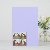 鶏の餌 便箋 (スタンド正面)