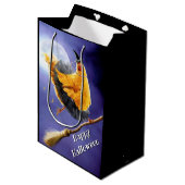 『鶏の魔女オンブルームスティック』 ミディアムペーパーバッグ (正面アングル)