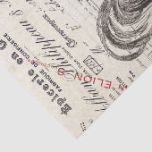 鶏の鳥のレシートフランスの農家の切り離し 薄葉紙 (詳細)