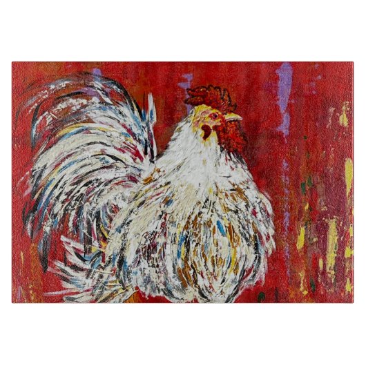 鶏の鳥切りチャーキューテリーボード カッティングボード (正面)