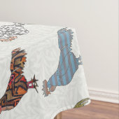 鶏の鳥柄カラフルファーム テーブルクロス (インサイチュ)