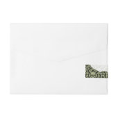 鶏の鳥柄カラフルファーム ラップアラウンド宛名ラベル (裏面)