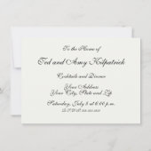 鶏の鳥柄カラフルファーム 招待状 (裏面)