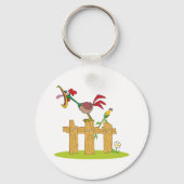 鶏の鳴き声 キーホルダー (正面)