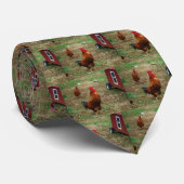 鶏の鳴き声 ネクタイ (ロール)