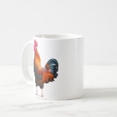 鶏の鳴くマグ コーヒーマグカップ (正面左)
