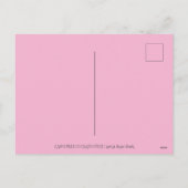 鶏の鶏のカヌードル、かわいい鶏の恋人 シーズンポストカード (裏面)