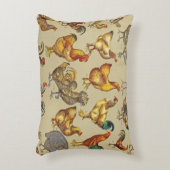 鶏の鶏の養殖田舎の動物 アクセントクッション (正面(垂直))