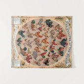 鶏の鶏の養殖田舎の動物 タペストリー (正面(横))