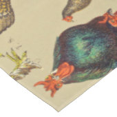 鶏の鶏の養殖田舎の動物 テーブルクロス (アングル)