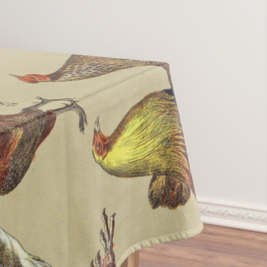 鶏の鶏の養殖田舎の動物 テーブルクロス (インサイチュ)