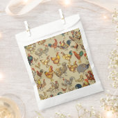 鶏の鶏の養殖田舎の動物 フェイバーバッグ (クリップ留めされた状態)