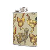 鶏の鶏の養殖田舎の動物 フラスク (左)