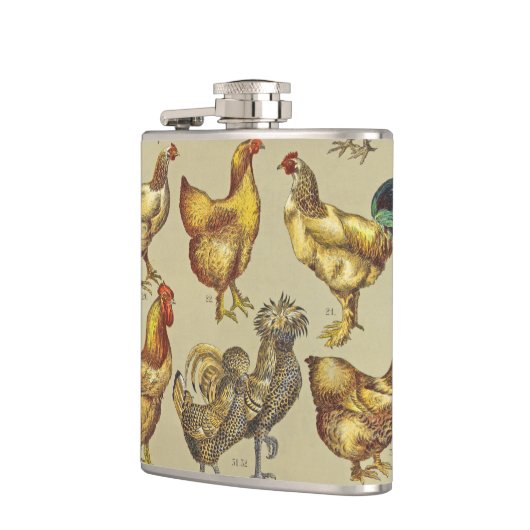 鶏の鶏の養殖田舎の動物 フラスク (左)