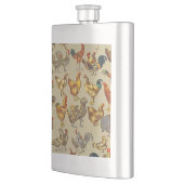 鶏の鶏の養殖田舎の動物 フラスク (左)