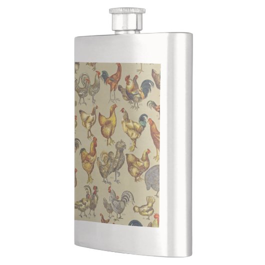 鶏の鶏の養殖田舎の動物 フラスク (左)