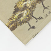 鶏の鶏の養殖田舎の動物 フリースブランケット (角)