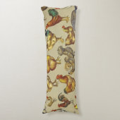 鶏の鶏の養殖田舎の動物 ボディピロー (正面縦)