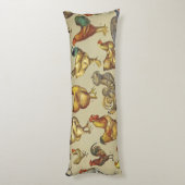 鶏の鶏の養殖田舎の動物 ボディピロー (裏面 (縦))