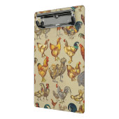 鶏の鶏の養殖田舎の動物 ミニクリップボード (アングル2)