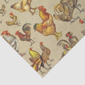鶏の鶏の養殖田舎の動物 薄葉紙 (詳細)
