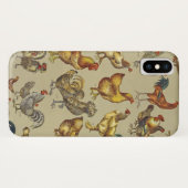 鶏の鶏の養殖田舎の動物 Case-Mate iPhoneケース (裏面(横))