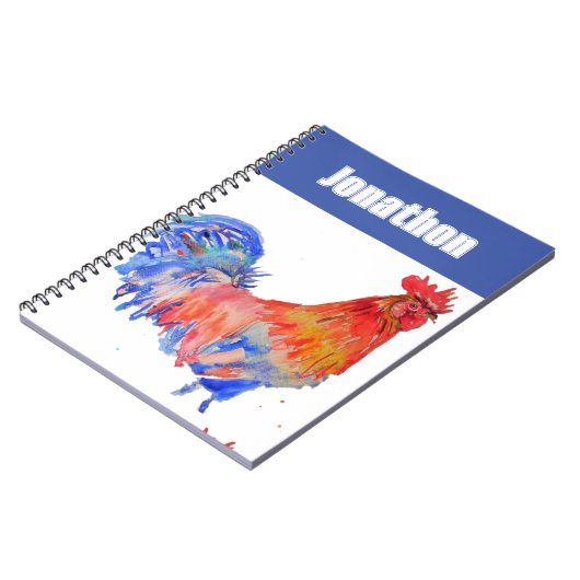 鶏の鶏の鳥の子供たち男の子の名前ノート ノートブック (左側)
