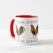 鶏の鶏の鶏 マグカップ (正面左)