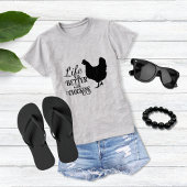 鶏のTシャツは生きがいが好い Tシャツ