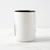 鶏は生きがいが好い ツートーンマグカップ (中央)