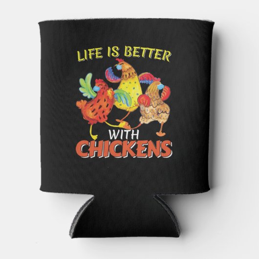 鶏は生きがいが好い 缶クーラー (正面)